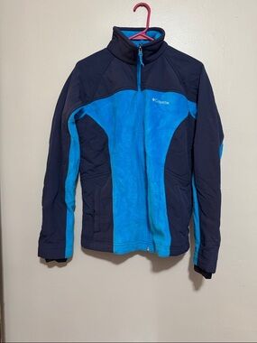 Columbia womens Blue Fleece Zip Jacket